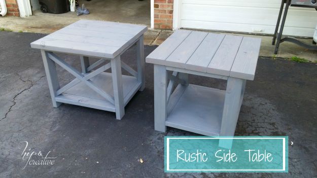 DIY Anna White Rustic Side Table | hipncreative.wordpress.com