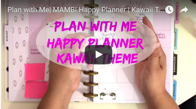 Plan with Me Kawaii Theme | Hipncreative